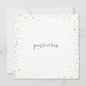 かわいい水彩象1日目のお父さん ノートカード (裏面)