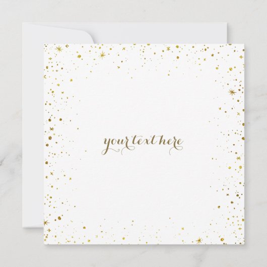 かわいい水彩象1日目のお父さん ノートカード (裏面)