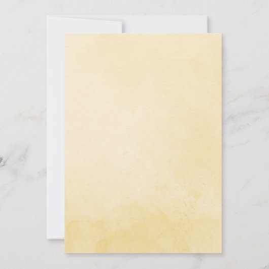 かわいい水彩車の男の赤ちゃんドライブbyベビーシャワー 招待状 (裏面)