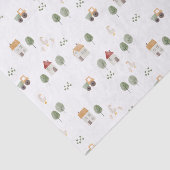 かわいい水彩農場のパターン 薄葉紙 (詳細)