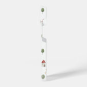 かわいい水彩農場のパターン iPhoneケース (左側面)