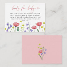 かわいい水彩野草本ベビー