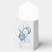 かわいい水彩青白いバルーンパーティー フェイバーボックス (オープン)