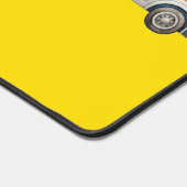 かわいい水彩非常用車 デスクマット (コーナー)