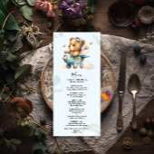 かわいい水彩飛行機テディベア メニュー