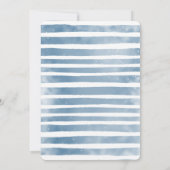 かわいい水彩飛行機ボーイバースデーパーティー 招待状 (裏面)