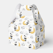 かわいい水彩魚釣りパンダ柄誕生日 フェイバーボックス (裏面サイド)