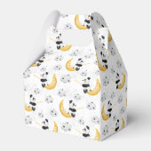 かわいい水彩魚釣りパンダ柄誕生日 フェイバーボックス (正面サイド)