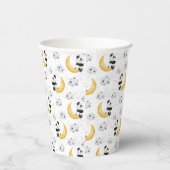 かわいい水彩魚釣りパンダ柄誕生日 紙コップ (右)