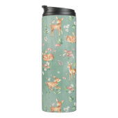 かわいい水彩鹿のパターン タンブラー (回転右)