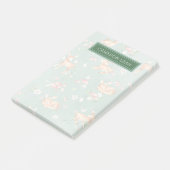 かわいい水彩鹿のパターン ポストイット (アングル)