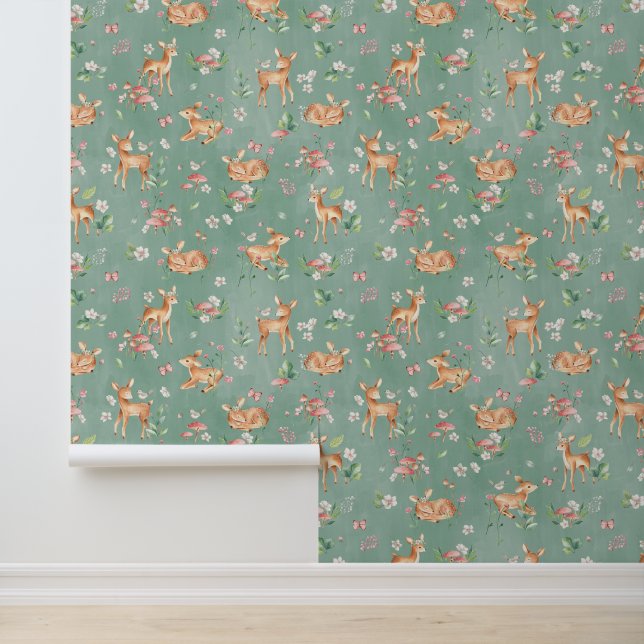 かわいい水彩鹿のパターン 壁紙 (アプリケーション)