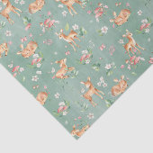 かわいい水彩鹿のパターン 薄葉紙 (詳細)