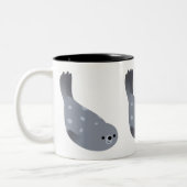 かわいい水泳漫画ハーバーシール ツートーンマグカップ (左)