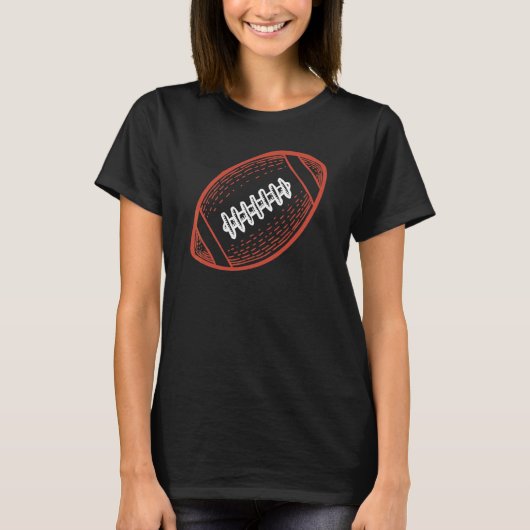 かわいい水玉フットボール選手 国際ドットの日 Tシャツ (正面)