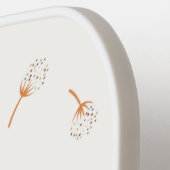 かわいい水玉模様の花柄 ピックルボールラケット (左詳細)