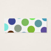 かわいい水玉模様恐竜ギフトラベル (裏面)