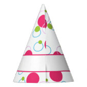 かわいい水玉模様紙ナプキン パーティーハット (裏面)