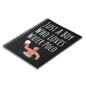 かわいい水球ギフト 男の子用 子供用 楽しい 幼児 ノートブック (左側)