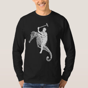 かわいい水球プレーヤーのためのタツノオトシゴ Tシャツ