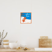 かわいい水生のヒトデのカスタム子供部屋ポスター ポスター (キッチン)