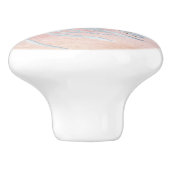 かわいい水絵を描色の海のシ航海のリーズ セラミックノブ (側面)