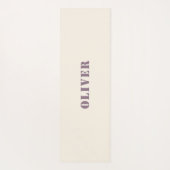 かわいい水色が子どものヨガマットを支える ヨガマット (裏面)