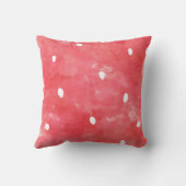 かわいい水色のイチゴ クッション (裏面)