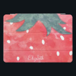 かわいい水色のイチゴ iPad PROカバー<br><div class="desc">かわいい水色のイチゴ。</div>