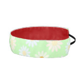 かわいい水色のカラフルデイジーパターングリーン アスレチックヘッドバンド (右)