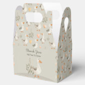 かわいい水色のガチョウ – カスタマイズ可能なお気に入りボックス フェイバーボックス (オープン)