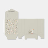 かわいい水色のガチョウ – サンキューオファーボックス フェイバーボックス (折り畳みなし)