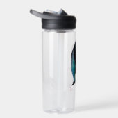 かわいい水色のコウテイペンギン ウォーターボトル (右面)