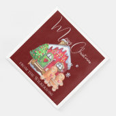 かわいい水色のジンジャーブレッドの人々がブルゴーニュ (コーナー)