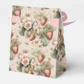 かわいい水色のバニーとイチゴ フェイバーボックス (裏面サイド)