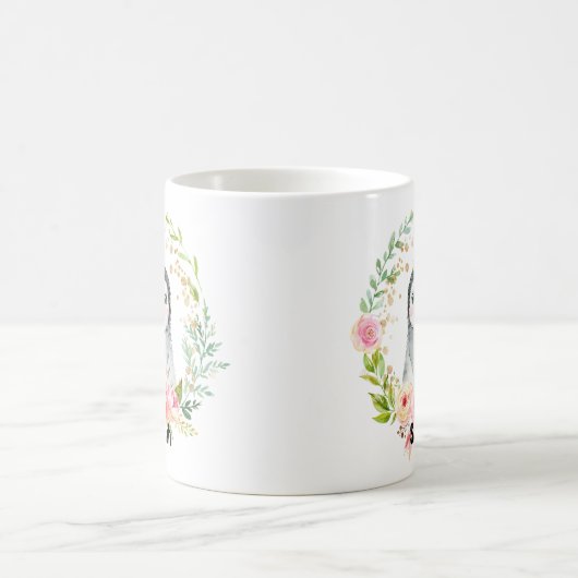 かわいい水色のベビーペンギン コーヒーマグカップ (中央)