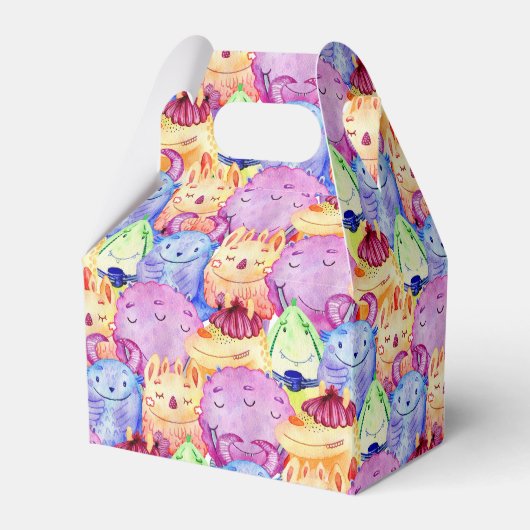 かわいい水色の怪物 フェイバーボックス (正面サイド)