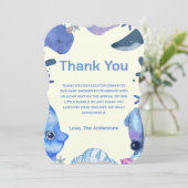 かわいい水色の海底|過去記事 サンキューカード (スタンド正面)