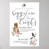 かわいい水色の犬たち|過去記事 ポスター (正面)