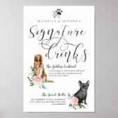 かわいい水色の犬たち|過去記事 ポスター (正面)