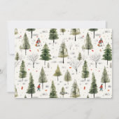 かわいい水色の猫たち、毛皮と明るいクリスマス シーズンカード (裏面)