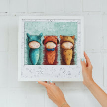 かわいい水色の生まれたばかりのベビー眠る子供部屋