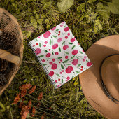 かわいい水色の赤いさくらんぼ プランナー手帳