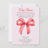 かわいい水色の赤い弓 セーブザデート (正面)