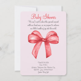 かわいい水色の赤い弓 セーブザデート