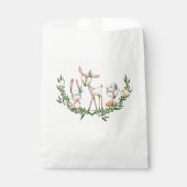 かわいい水色の鹿 フェイバーバッグ (正面)