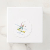 かわいい水色イースターバニー フェイバータグ (インサイチュ)