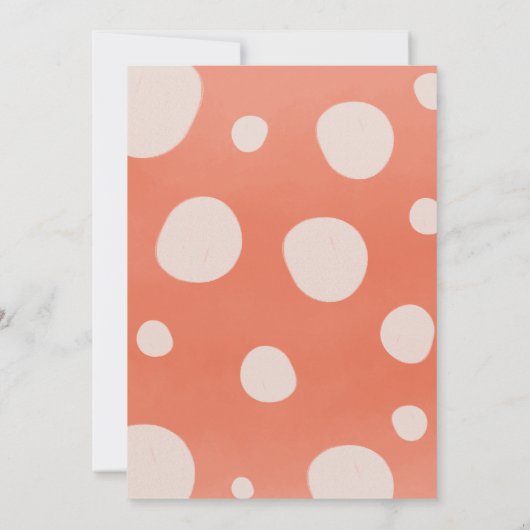 かわいい水色キノコ子供の誕生日招待状 招待状 (裏面)