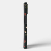 かわいい水色クリスマスイラストレーション模様 Case-Mate iPhoneケース (裏面 / 右)