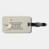 かわいい水色ゲーゼwhimsyラゲッジタグ ラゲッジタグ (裏面横)